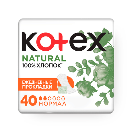 Прокладки ежедневные Kotex Natural Normal