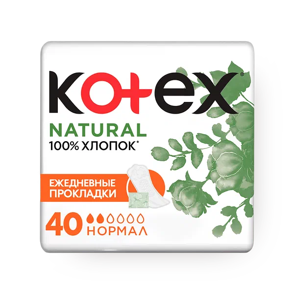 Прокладки ежедневные Kotex Natural Normal