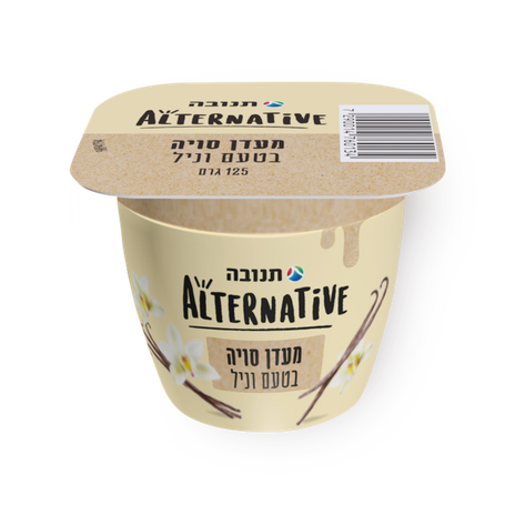 מעדן סויה בטעם וניל