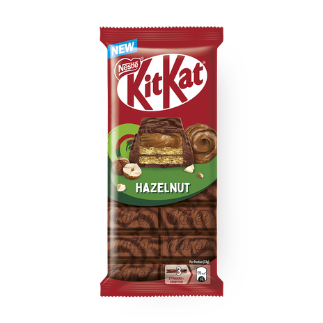 Шоколад молочный и тёмный KitKat с хрустящей вафлей с начинкой с фундуком