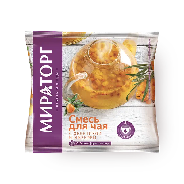 Смесь для чая с облепихи и имбиря
