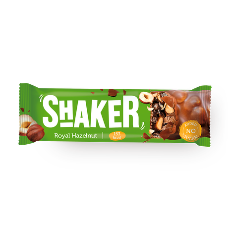 Батончик глазированный FitnesShock Shaker фундук