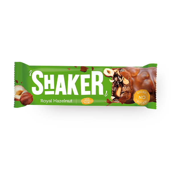 Батончик глазированный FitnesShock Shaker фундук