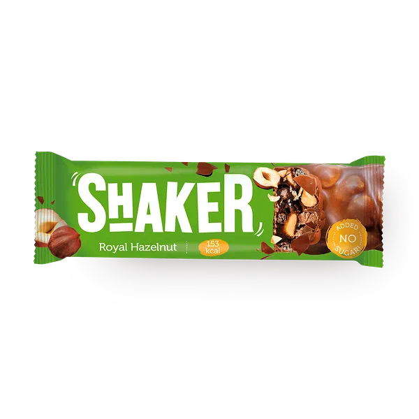 Батончик глазированный FitnesShock Shaker фундук
