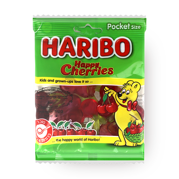 Haribo Cherry fruit flavored gummy candies