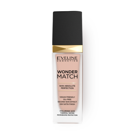 Тональная основа Eveline Wonder Match 25 Light Beige адаптирующая