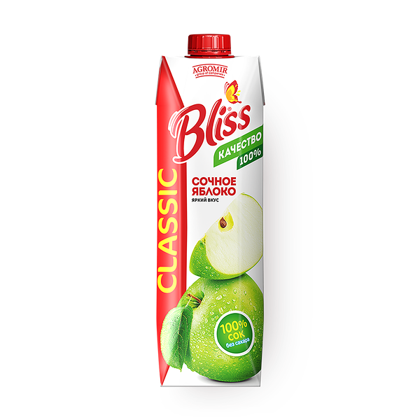 Сок яблочный осветленный Bliss