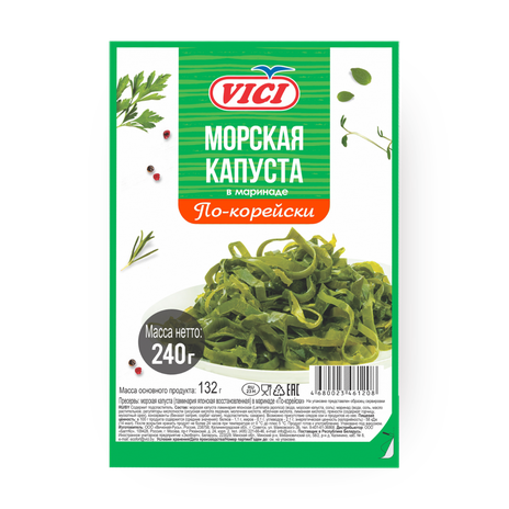 Морская капуста По-корейски Vici в маринаде