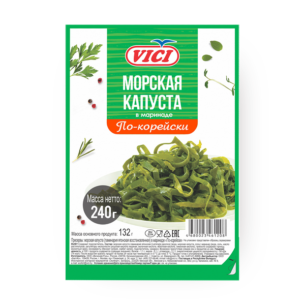 Морская капуста По-корейски Vici в маринаде