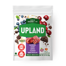 Upland blueberry and chocolate cubes
