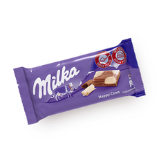 Milka milk chocolate with white chocolate