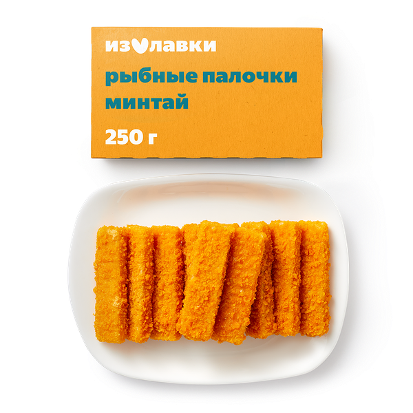 Палочки из филе камчатского минтая «Из Лавки» в панировке
