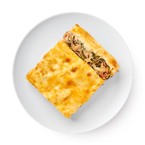 Лазанья с сёмгой и шпинатом Mfood.kz