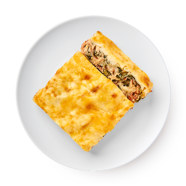 Лазанья с сёмгой и шпинатом Mfood.kz