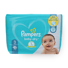 Pampers Baby Dry diapers size 3