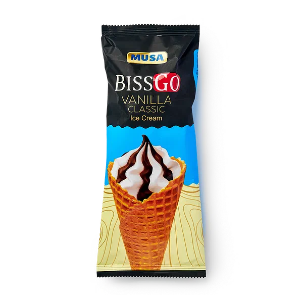 Мороженое Bissgo Musa в рожке