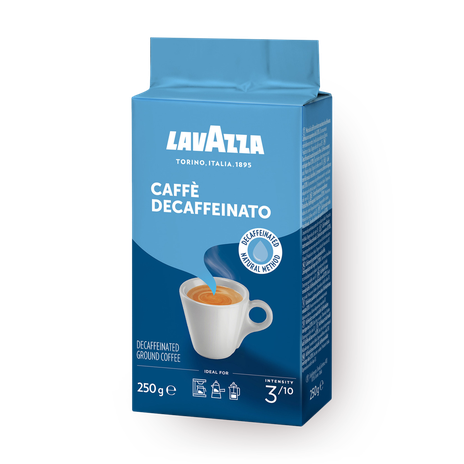 Кофе молотый Decaffeinato Lavazza без кофеина