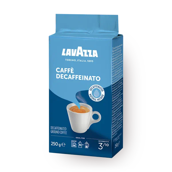 Кофе молотый Decaffeinato Lavazza без кофеина