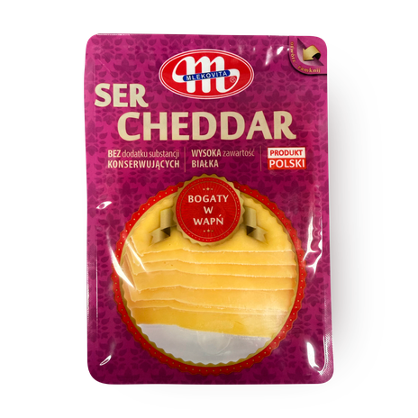Cыр Cheddar Mlekovita нарезка