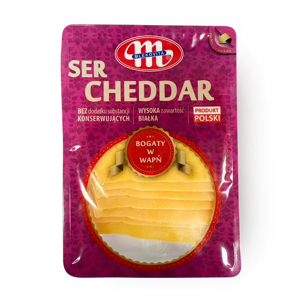 Cыр Cheddar Mlekovita нарезка