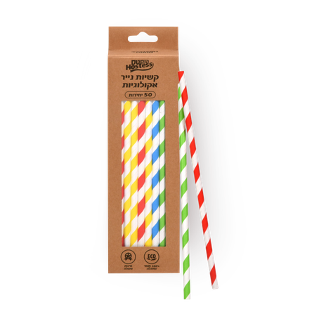 Ecological paper straws