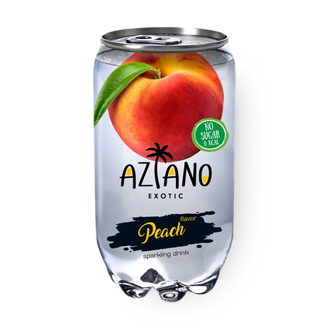 Напиток газированный Aziano Peach