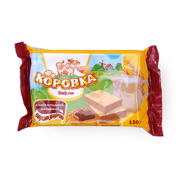 Вафли «Коровка» с шоколадной начинкой