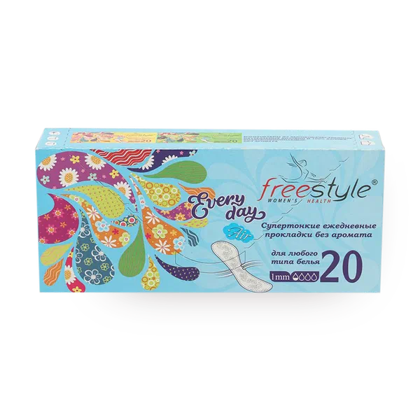 Прокладки женские гигиенические Free Style Every Day без аромата