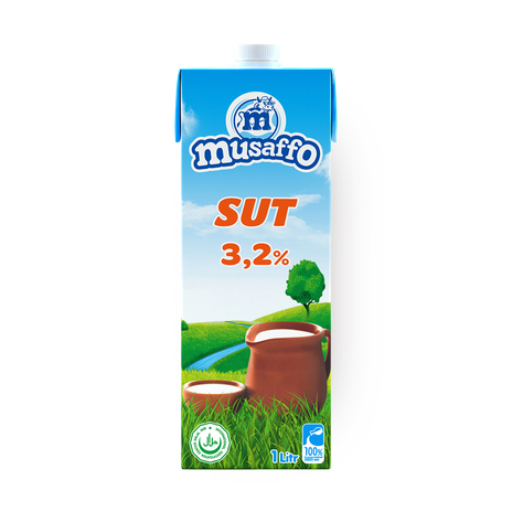 Молоко 3,2% Musaffo Sut