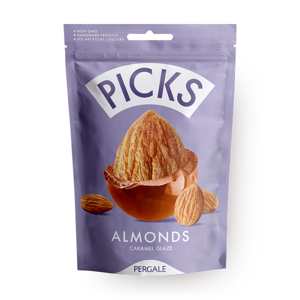 Миндаль Pergale Picks в карамельной глазури