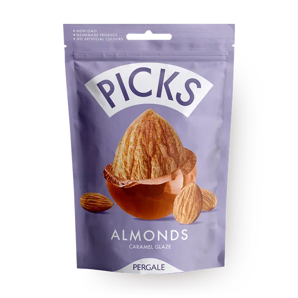 Миндаль Pergale Picks в карамельной глазури