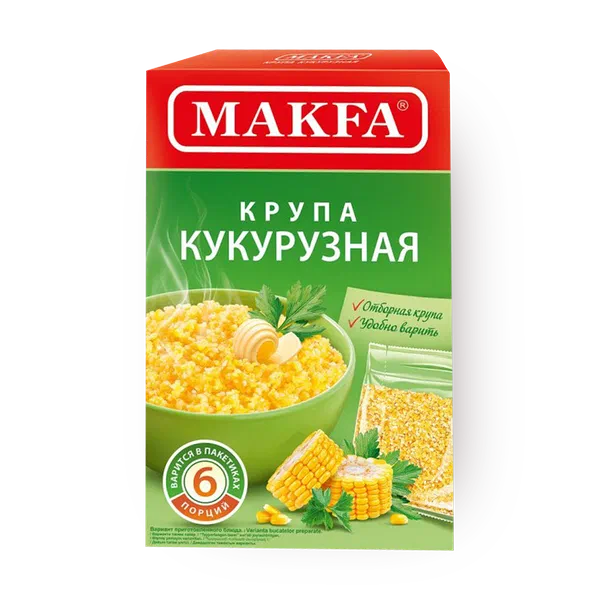 Крупа кукурузная Makfa в варочных пакетах