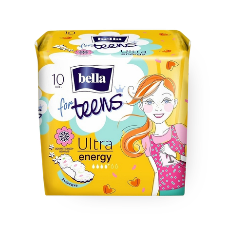 Прокладки гигиенические ультратонкие Bella Тeens Ultra Energy