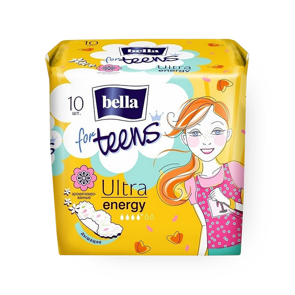 Прокладки гигиенические ультратонкие Bella Тeens Ultra Energy