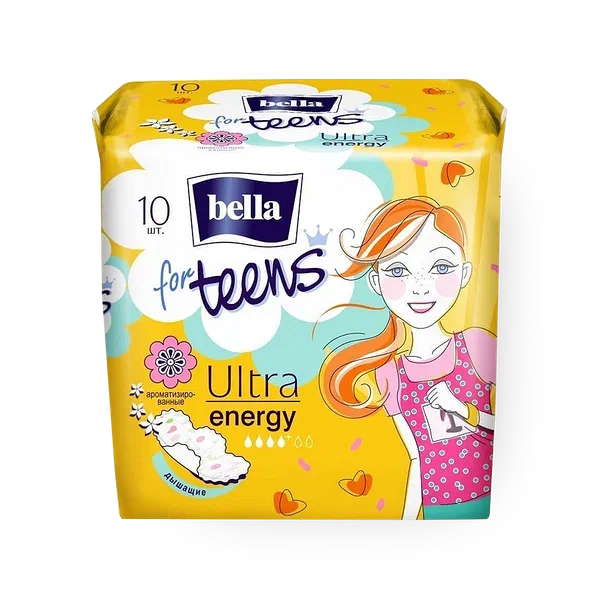 Прокладки гигиенические ультратонкие Bella Тeens Ultra Energy