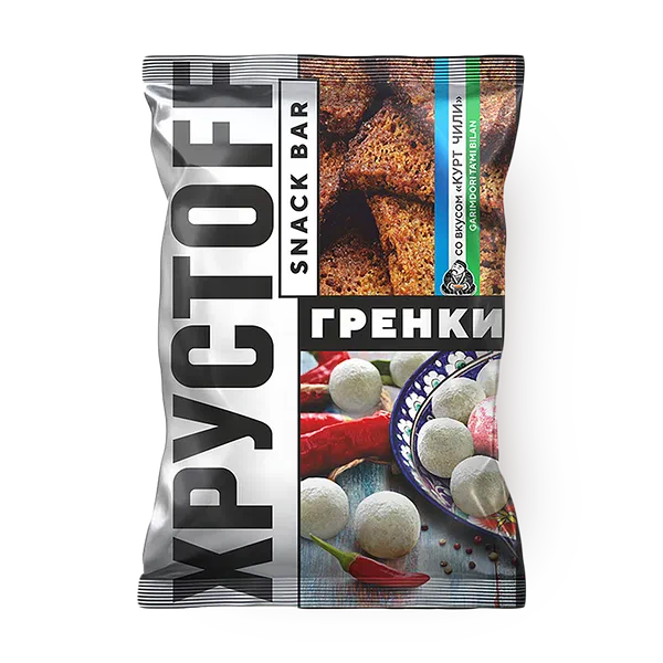 Хрустофф Гренки Курт Чили