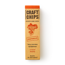 Чипсы Craft Chips вкус лисичек, 90 г — купить с доставкой из Яндекс Лавки