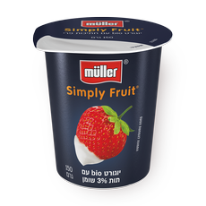 Muller Simply Fruit Strawberry yogurt 3%