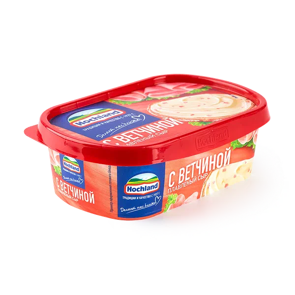 Сыр плавленый Hochland с ветчиной 55%