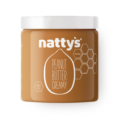 Паста арахисовая Nattys Creamy с мёдом