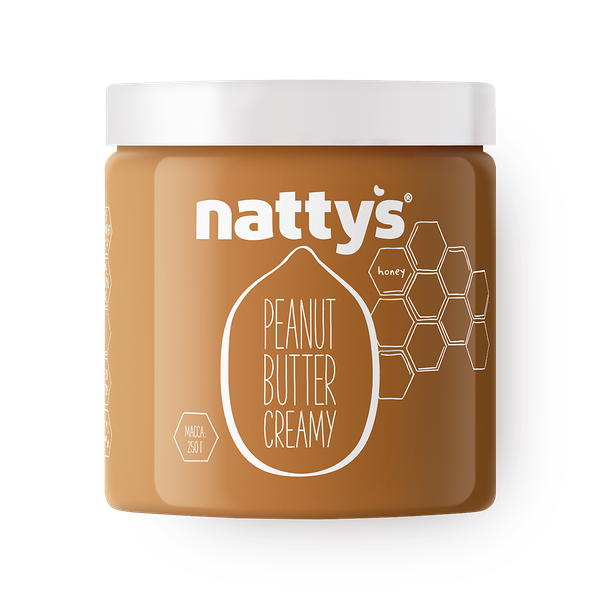 Паста арахисовая Nattys Creamy с мёдом