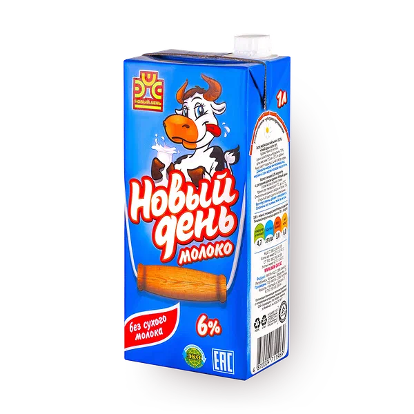 Молоко 6% «Новый день»