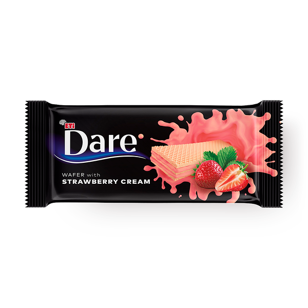 Вафли Dare с клубникой