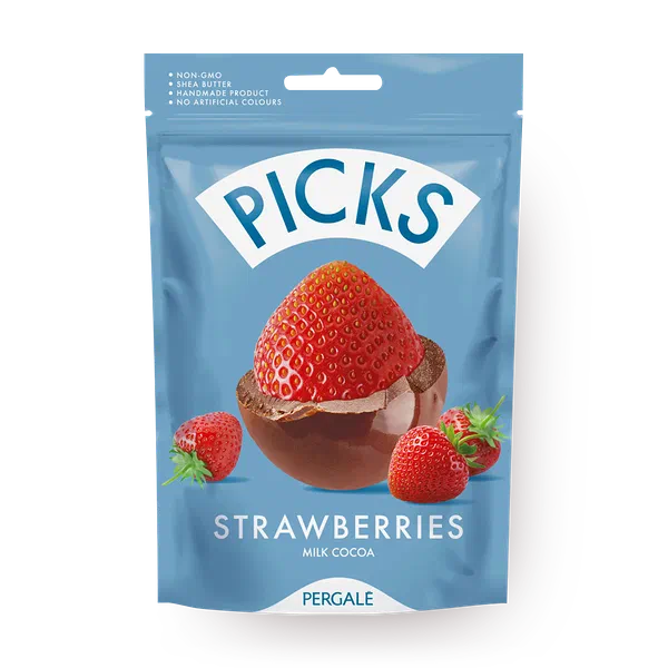 Клубника Pergale Picks в молочном шоколаде