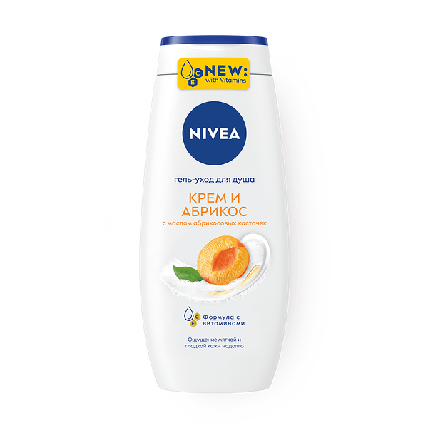 Гель-уход для душа Nivea Крем и абрикос
