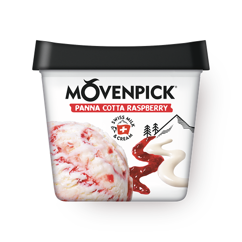 Мороженое Movenpick Panna Cotta & Raspberry, 900 мл — купить с ...