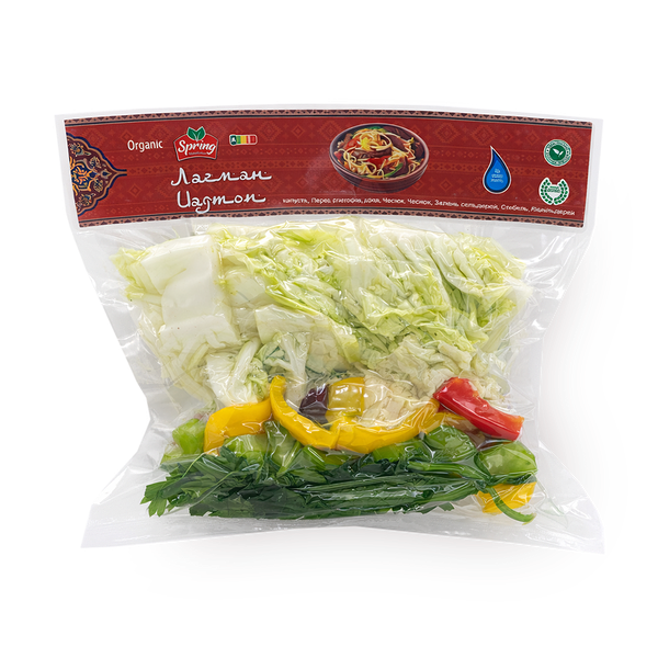 Набор овощной для лагмана Spring очищенный