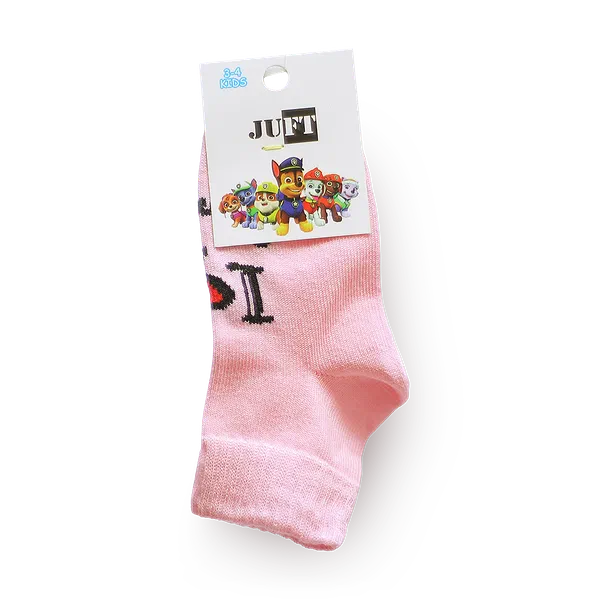 Носки детские для девочек Juft розовые 3-4