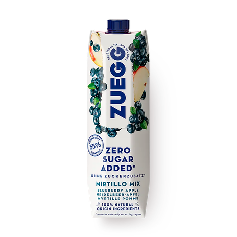Напиток сокосодержащий Zuegg черника без сахара