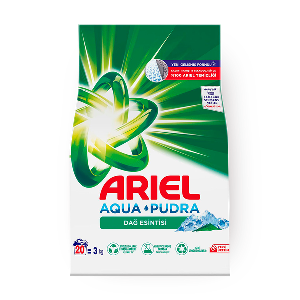 Стиральный порошок Ariel Для цветных вещей Ariel Аква Пудра Горный родник
